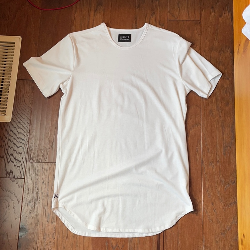 Cuts Clothing - Elongated White Shirt
